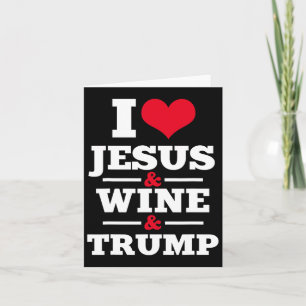 Carte Jésus Vin Trump Religieux chrétienne Foi Maman Gif