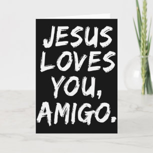 Carte Jésus Vous Aime Amigo Croyant Chrétien Foi Dieu