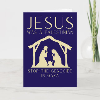 Carte Jesus Was A Palestinian Christmas Gaza 