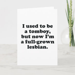 Carte J'étais un tomboy