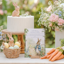 Jeu de Baby Shower de Jardin de Lapin Vintage