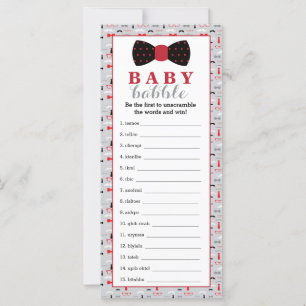 Carte Jeu De Brouillard, Jeu De Baby shower, Petit Homme
