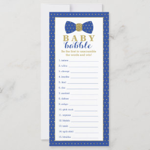 Carte Jeu De Brouillard, Jeu De Baby shower, Petit Homme
