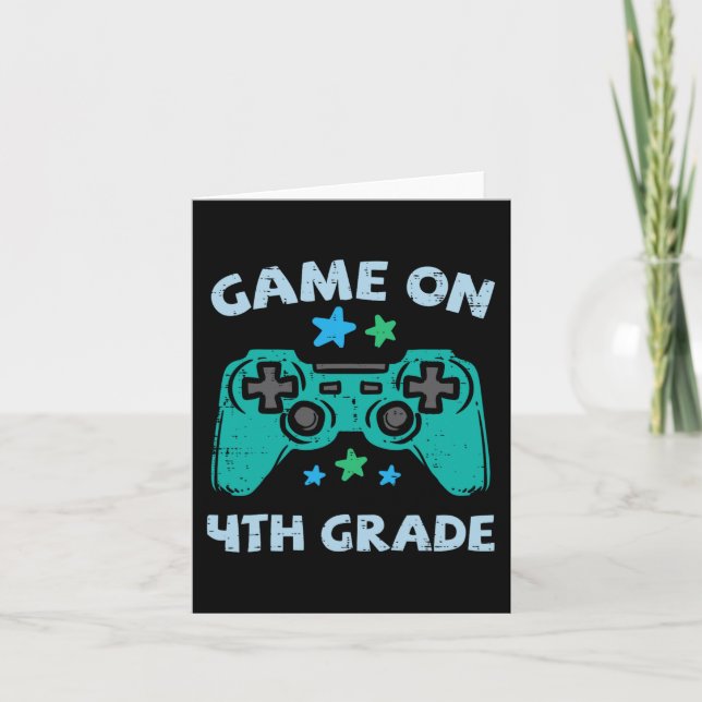 Carte Jeu de jeu sur 4e année 4e première école G (Devant)