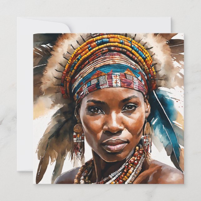 Carte Jeu de peinture aquarelle, caractère hyper réalist (Devant)