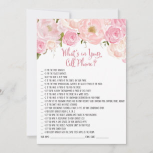 Carte Jeu de téléphone cellulaire de Fête des mariées fl