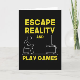 Carte Jeu Jeu Joueur Vidéo Jeu Console Idée cadeau