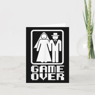 Carte Jeu sur la chemise drôle Mariage marié Groom Gamer