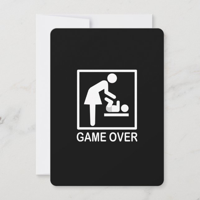 Carte Jeu sur maman Signal humoristique (Devant)