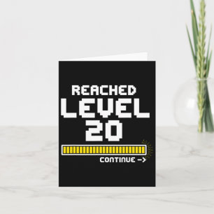 Carte Jeu Vidéo 20e Anniversaire Chemise Cadeau Pour 20 