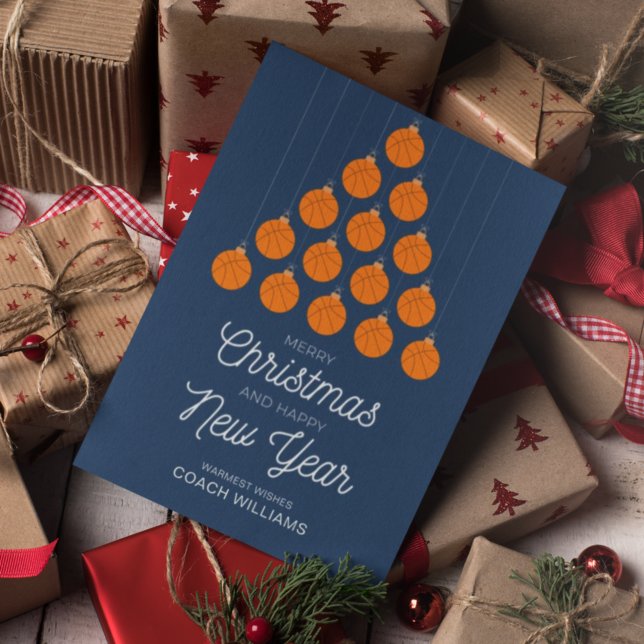 Carte JEUNE CHRISTMAS Basketball (Créateur téléchargé)