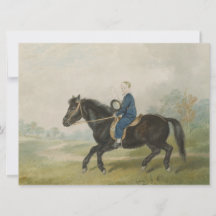 Jeune garçon chevauchant un poney