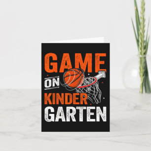 Carte Jeux Amusants À La Maternelle Basketball Premier J