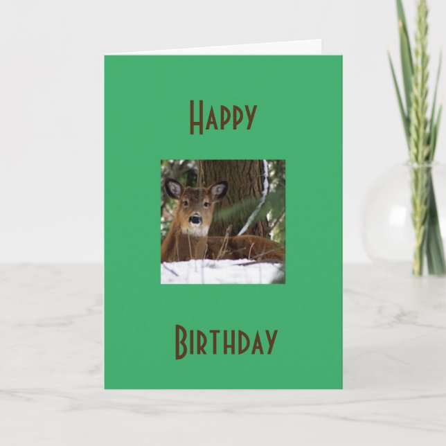 CARTE JEUX ANNIVERSAIRE À MA CHASSE "FAVORITE"* (Devant)