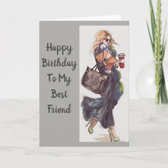 CARTE JEUX ANNIVERSAIRE À ***MON MEILLEUR AMI*** (Devant)
