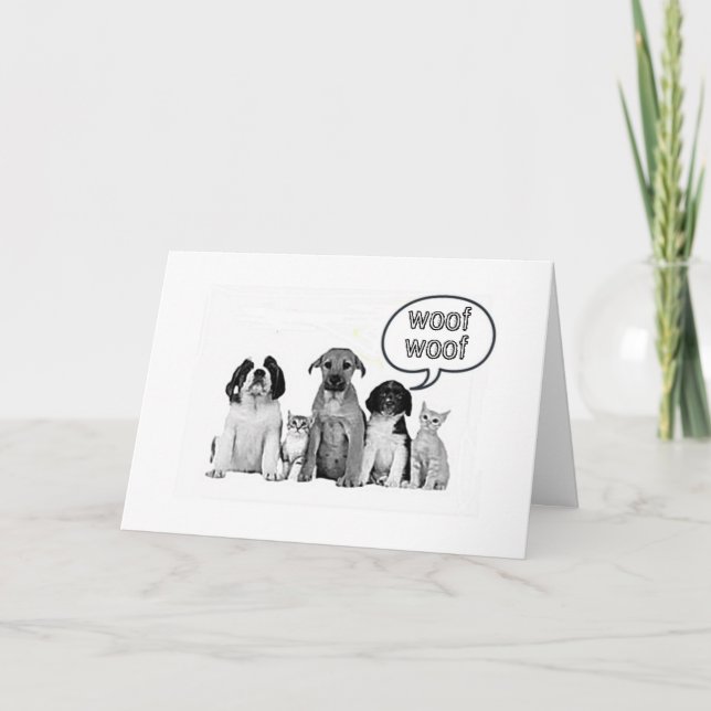 CARTE JEUX ANNIVERSAIRE À NOTRE FAVORITE **VÉTÉRINAIRE** (Devant)