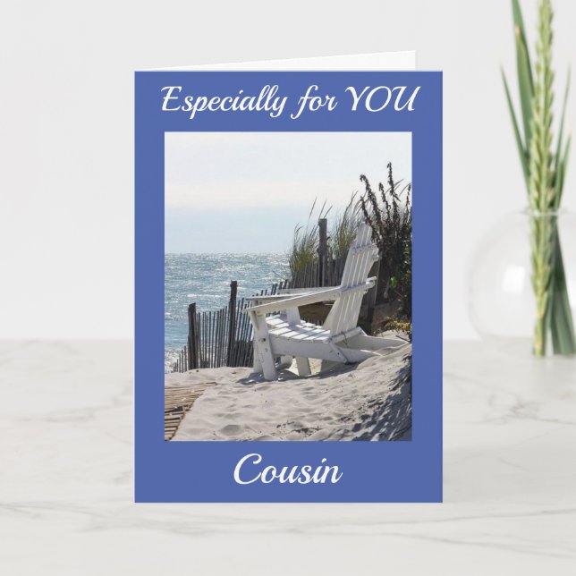 CARTE ***JEUX ANNIVERSAIRE COUSIN*** ANNIVERSAIRE (Devant)