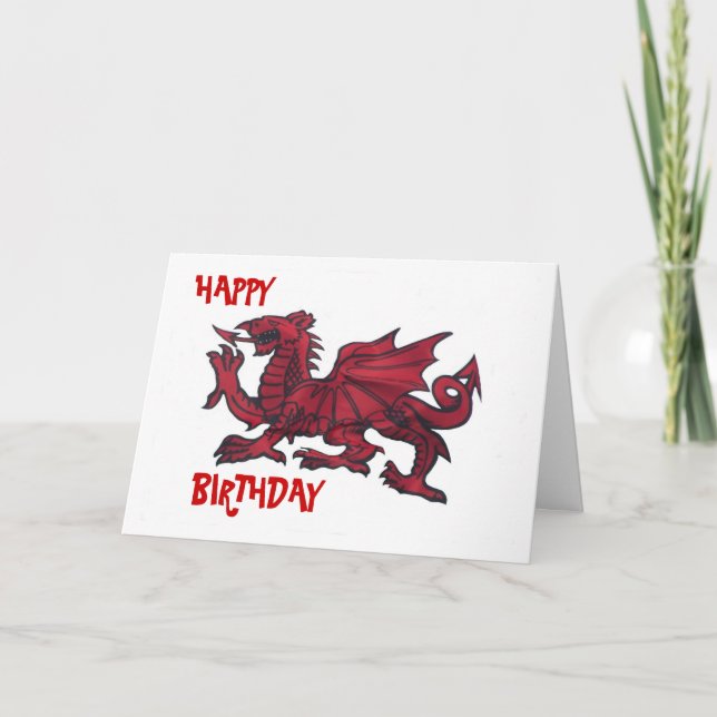 CARTE JEUX DRAGON D'ANNIVERSAIRE (Devant)