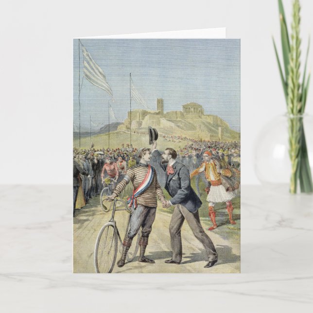 Carte Jeux olympiques à Athènes (Devant)