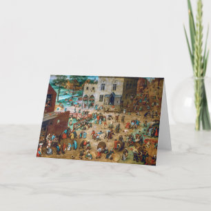 Carte Jeux pour enfants Pieter Bruegel l'Ancien