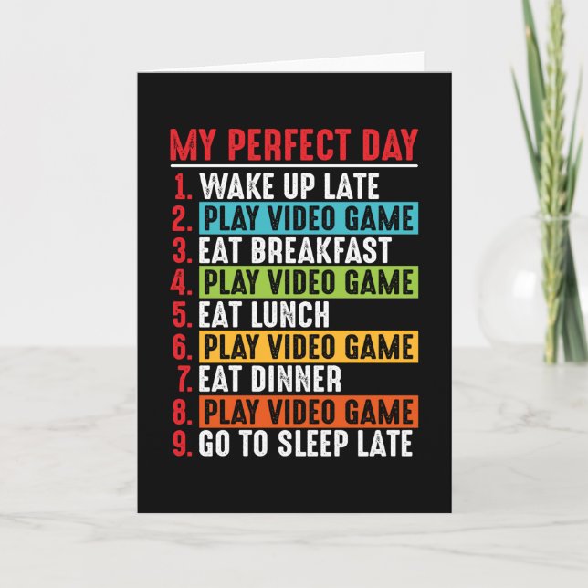 Carte Jeux vidéo cite My Prefect Day | Jeu vidéo (Devant)