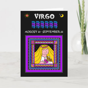 CARTE JEUX VIRGO D'ANNIVERSAIRE !