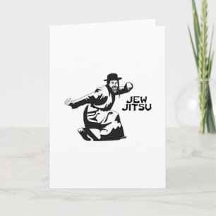 Carte Jew Jitsu  Cadeaux juifs Bar Mitzvah