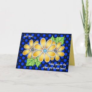 Carte Jeweled Daisy (Carte Anniversaire)