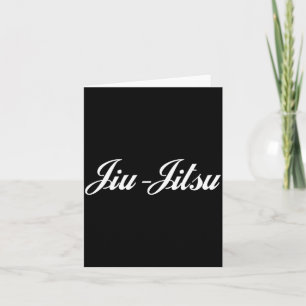 Carte Jiu Jitsu Brésilien BJJ MMA