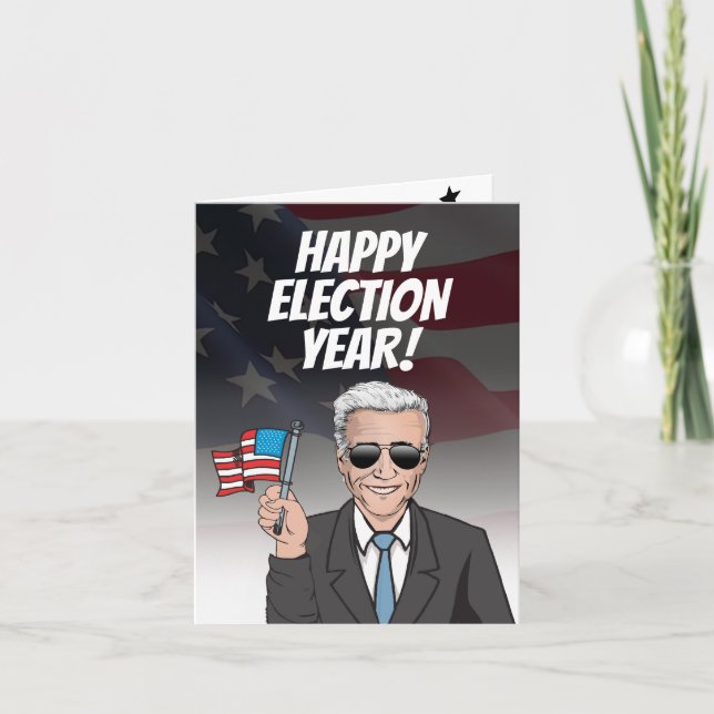 Carte Joe Biden Salutation (Devant)