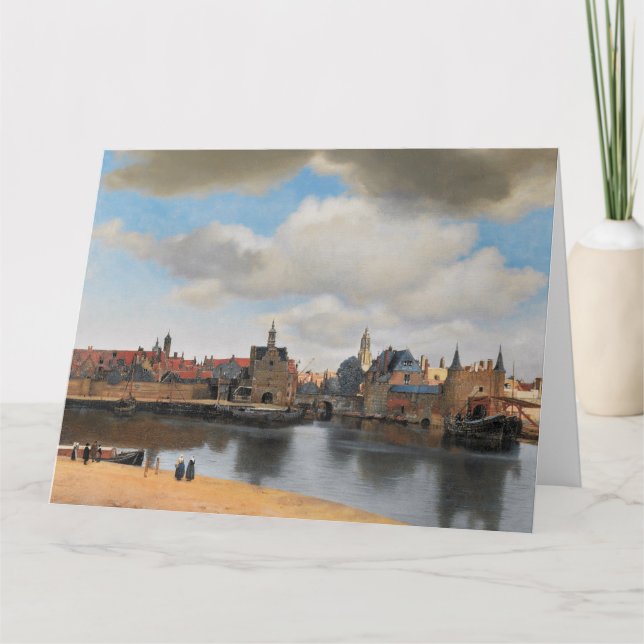 Carte Johannes Vermeer, van Deft, Vue de Delft (Devant)