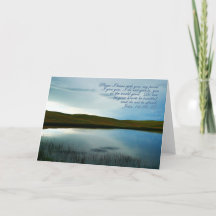 John 14 Peace Inspirational Greeting Card