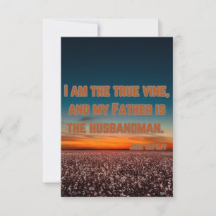 Carte John 15:1 KJV Bible Verse Pic Greeting
