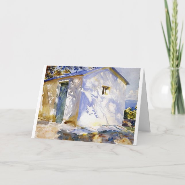 Carte John Singer Sargent "Corfu Lights & Shadows : (Devant)