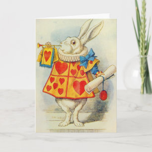 Carte John Tenniel   Le lapin blanc