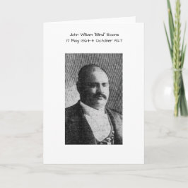 Carte John William "Blind" Boone