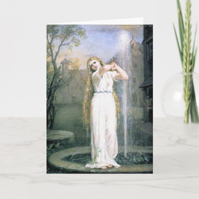 Carte John William Waterhouse Ondine (Devant)