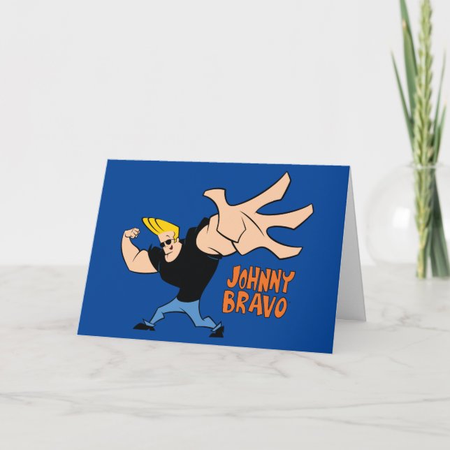 Carte Johnny Bravo Iconic Pose (Devant)
