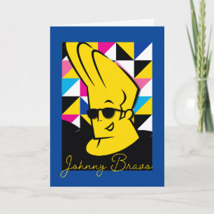 Carte Johnny Bravo Pop Art Graphic