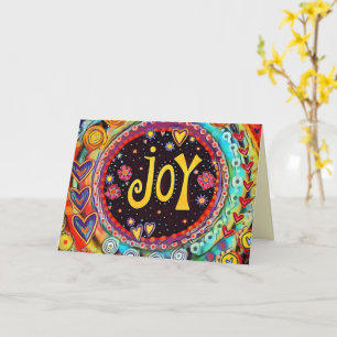 Carte Joie Colorful Fun Whimsical Inspirivity Card