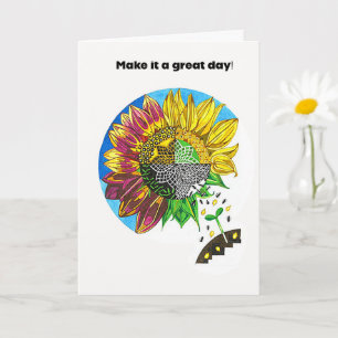 Carte Joie de Tournesol