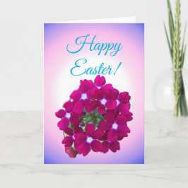 Carte Joie Florale Joyeuses Pâques