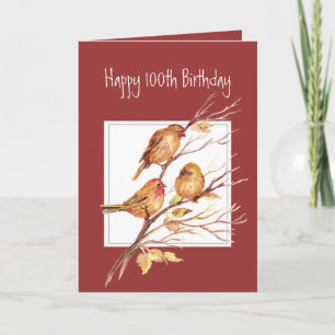 Carte Joli 100ème Anniversaire Bruants de Chanson