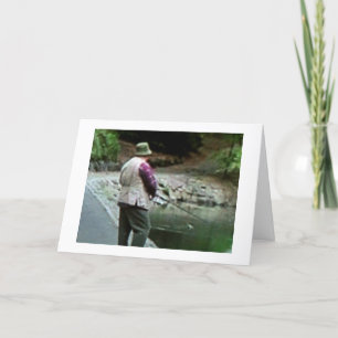 CARTE JOLI ANNIVERSAIRE À MON PÊCHEUR PRÉFÉRÉ