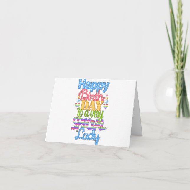 CARTE *JOLI ANNIVERSAIRE* PERSONNE NE FAIT "BEAU" COMME  (Devant)