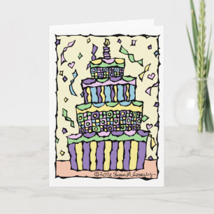 Carte Joli anniversaire pour les enfants Neutre genre Un