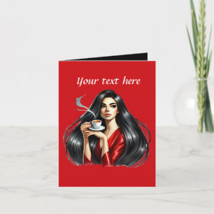 Carte Joli café ajouter un message
