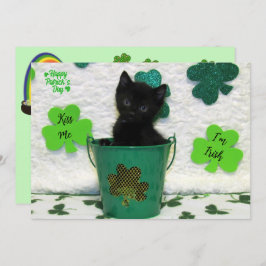 Carte Joli Jack - Chat / Kitten St. Patrick's Day