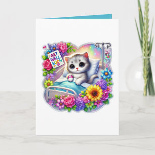 Carte Joli kitty de rétablissement rapide ajouter un mes
