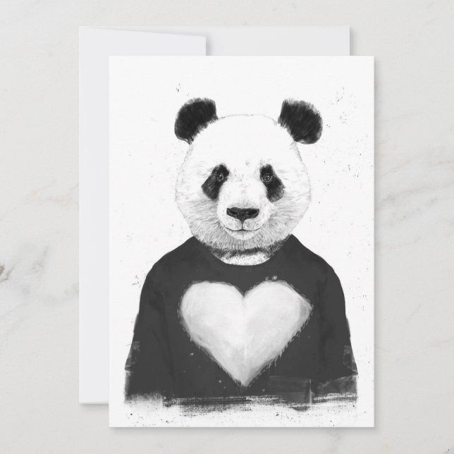 Carte Joli panda (Devant)